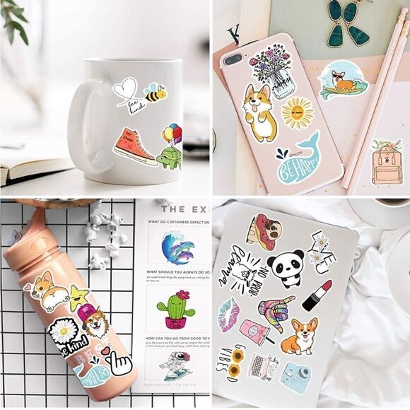 100pc Vinyl Sticker Set  - Picture 4 of 4